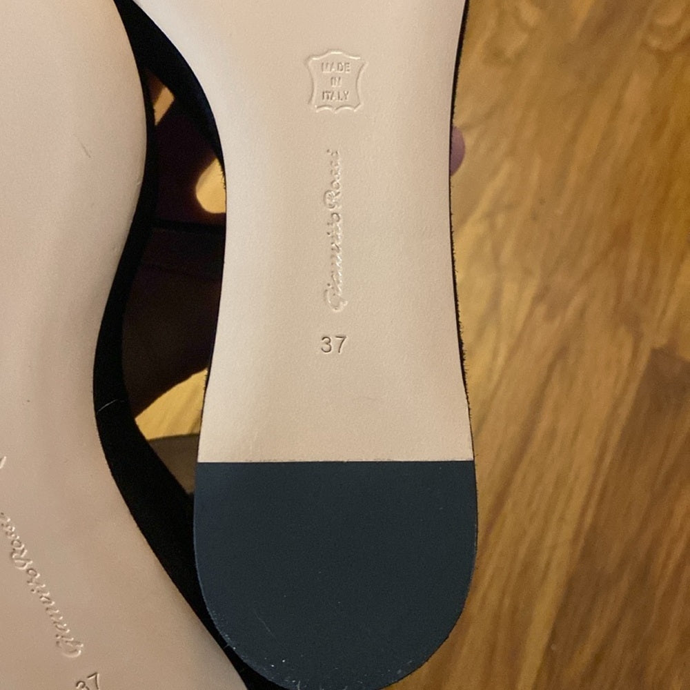 Gianvito Rossi Women’s Black Platform Sandals Size 37