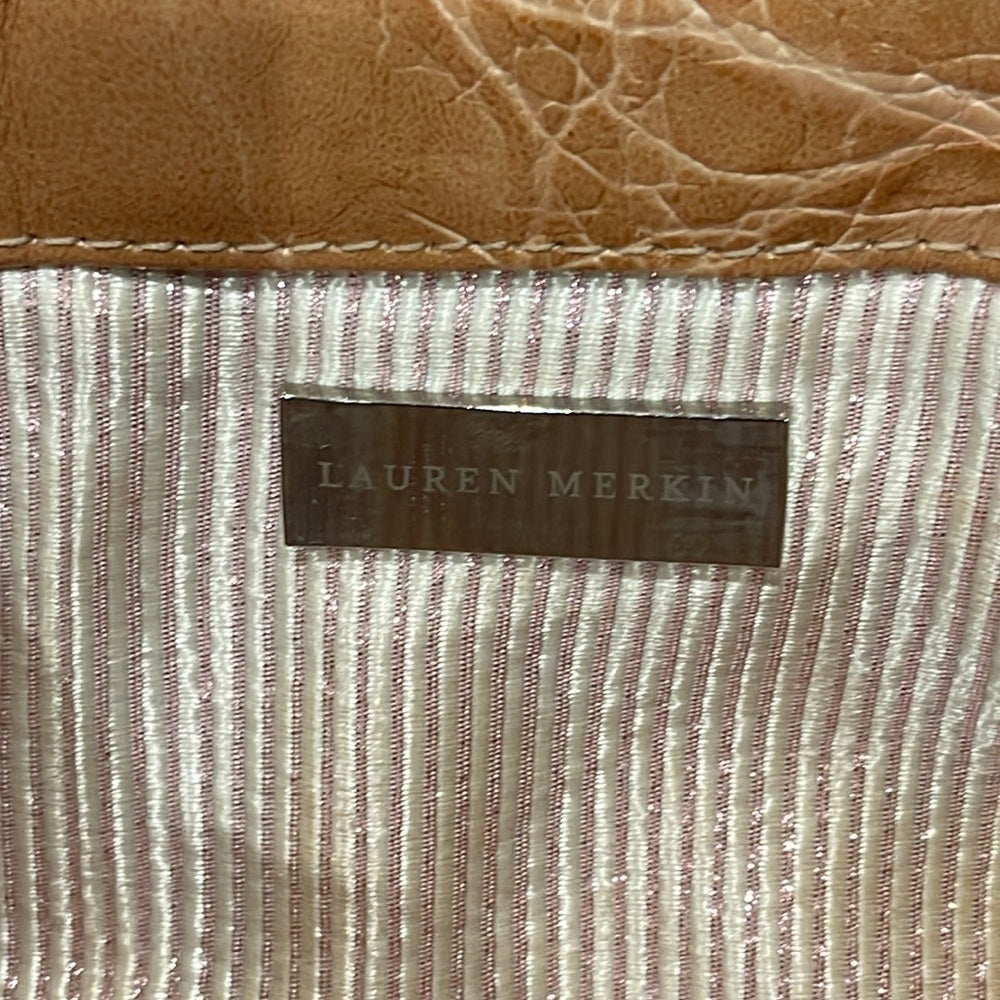 LAUREN Merkin Tan Clutch