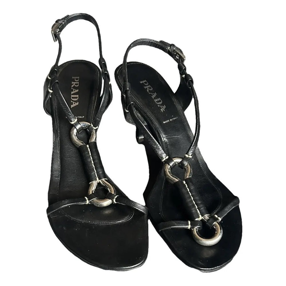 Prada Women’s Black Kitten Heels Size 36.5