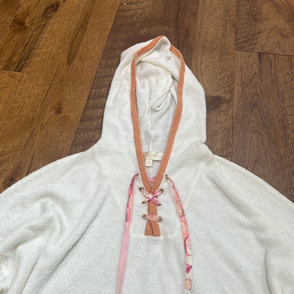 LoveShackFancy Woman’s Fenmore Fuzzy Hoodie Size XS