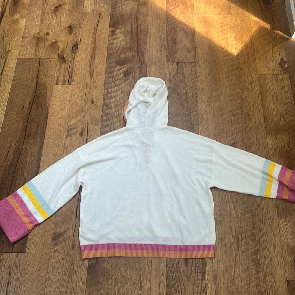 LoveShackFancy Woman’s Fenmore Fuzzy Hoodie Size XS