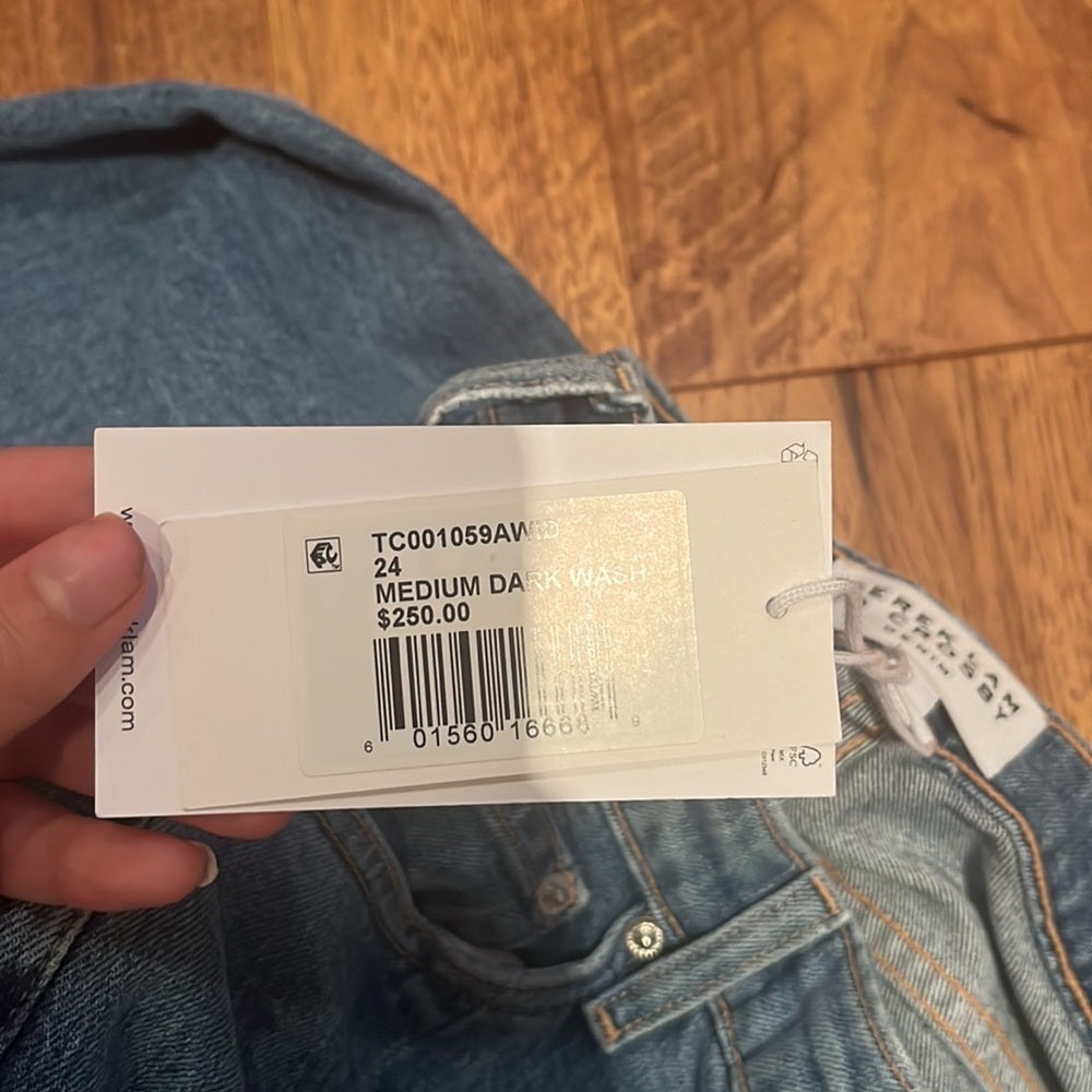 NWT Derek Lam 10 Crosby Woman’s Lucia High Rise Flare Jeans Size 24