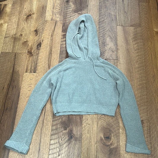 NWT Lovers + Friends Woman’s Hooded Grey Sweater Size XS