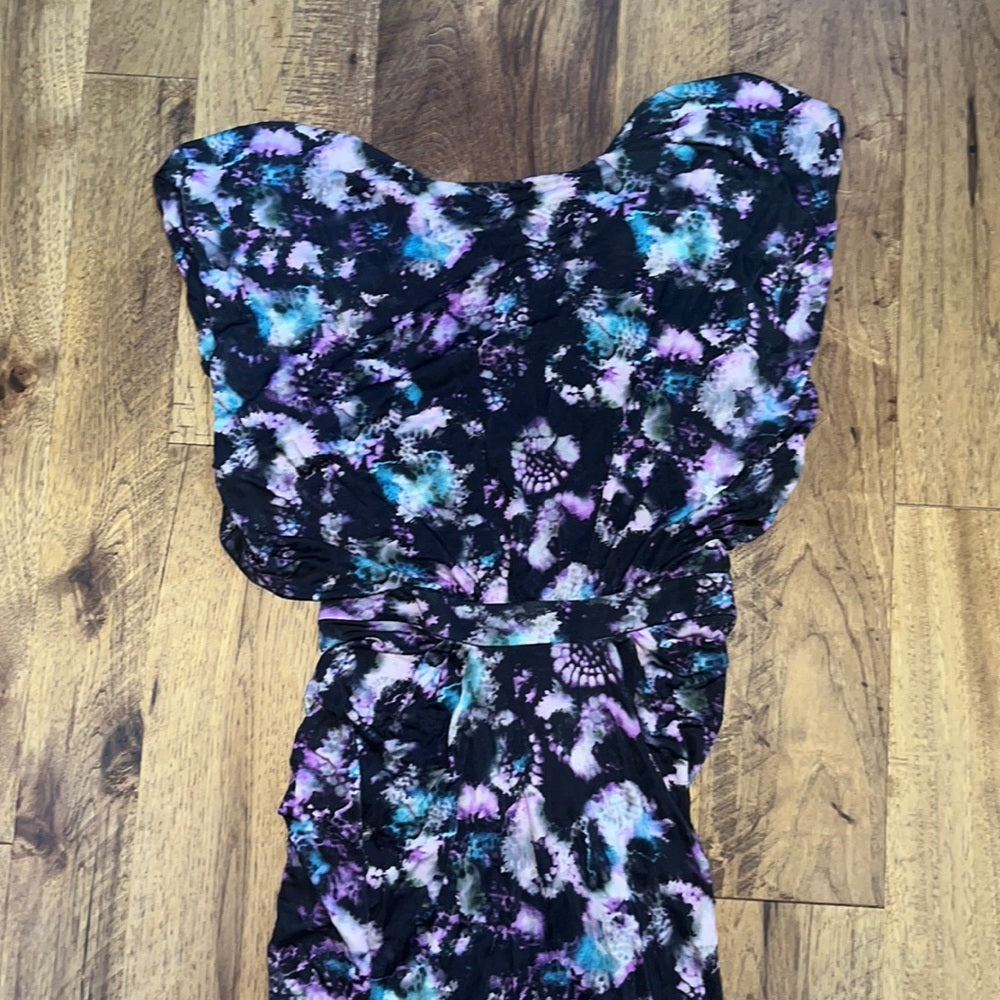 Saloni Woman’s Black Splatter Dress Size US 4