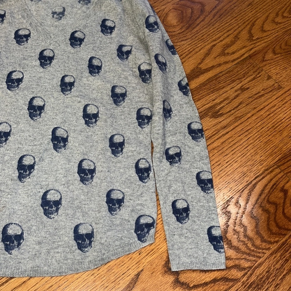 Skull Cashmere Woman’ Grey Sweater Size S