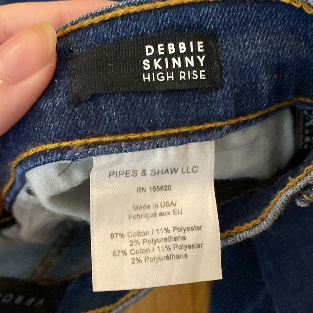 Veronica Beard Women’s Blue High Rise Skinny Jeans Size 4
