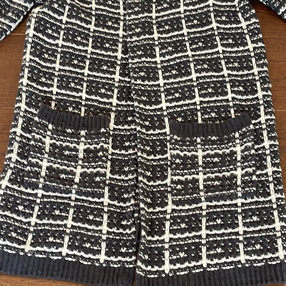 OLIVE + Oak Grey Sweater Jacket Size Large