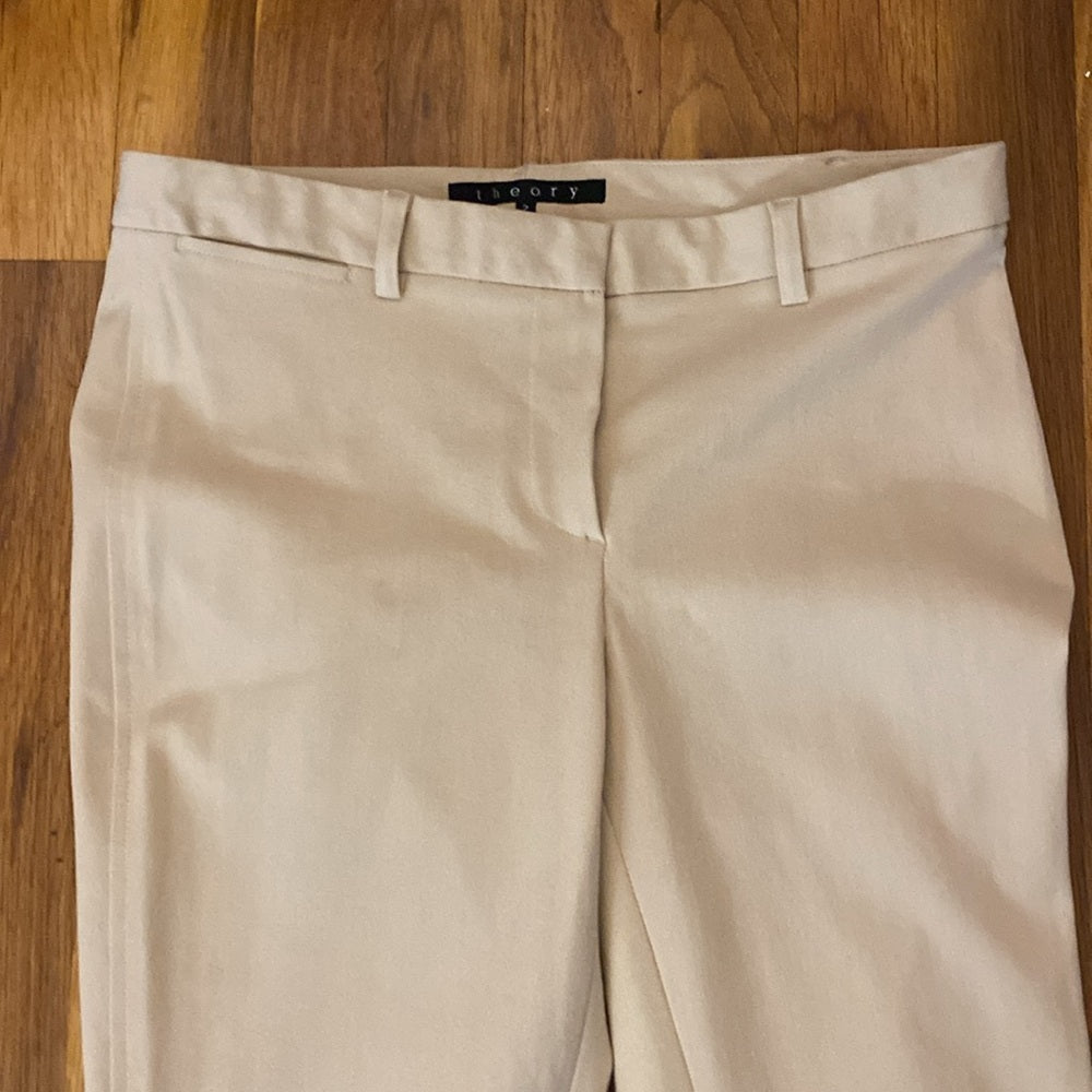 NWT Theory Women’s Tan Trousers Size 2