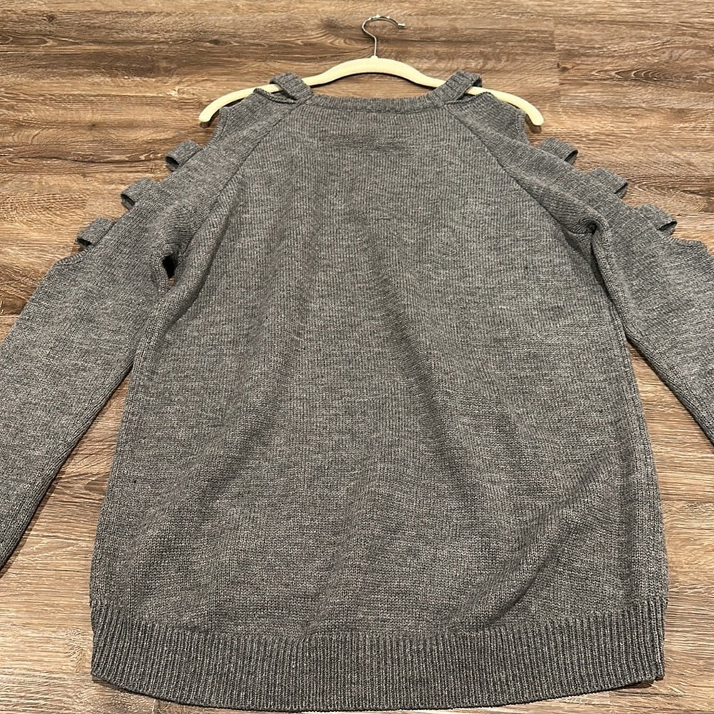 LOVERICHE Women’s Cold Shoulder Crewneck - Size Large