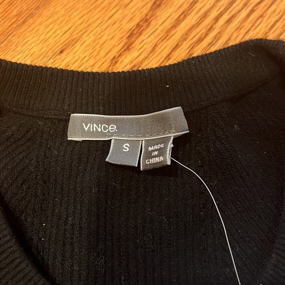 NWT Vince Woman’s Black Sweater Size S