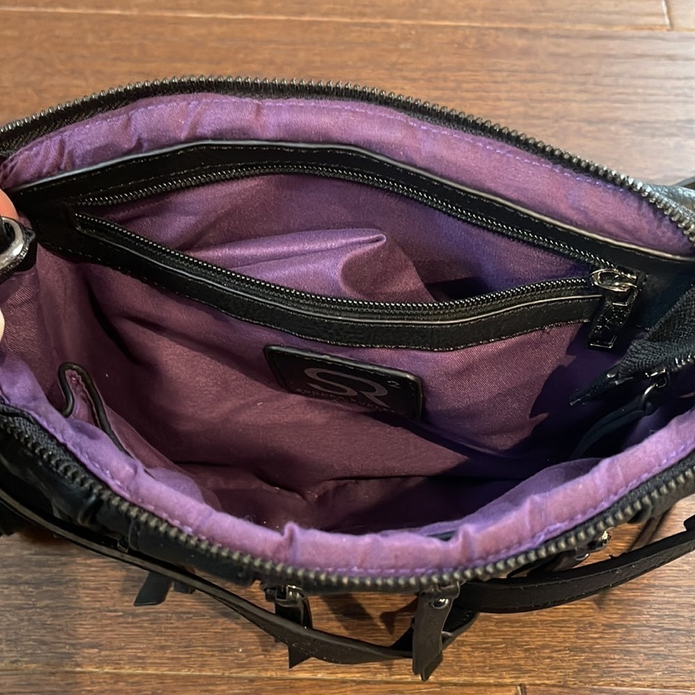Sondra Roberts Black Shoulder Bag