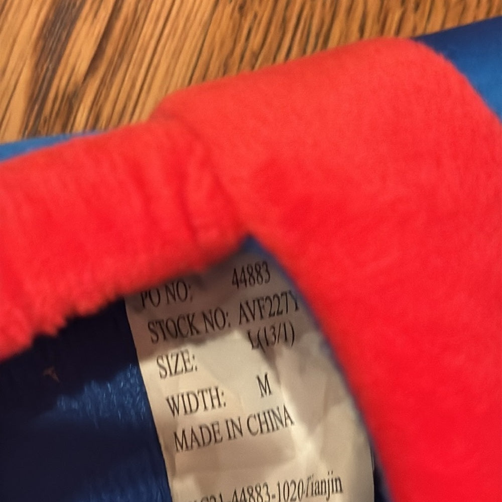 Marvel Superhero Kids Slippers - Red and Blue Size 13/1