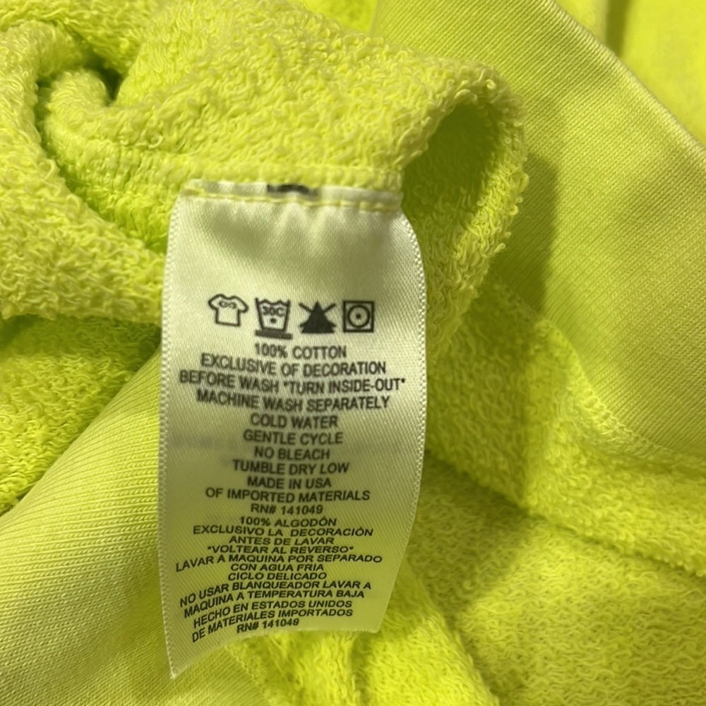 NWT Life Nature Love Woman’s Neon Rabbits Sweatshirt Size XS