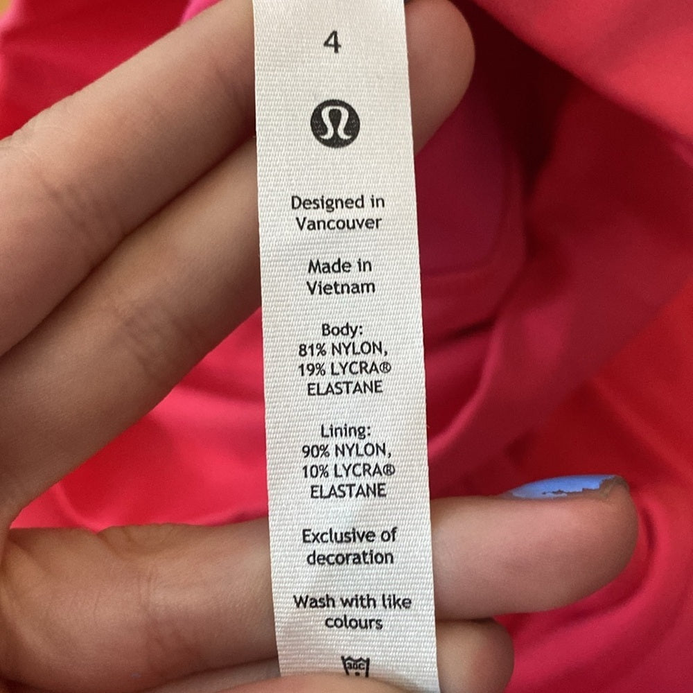 Lululemon Women’s Pink Leggings Size 4