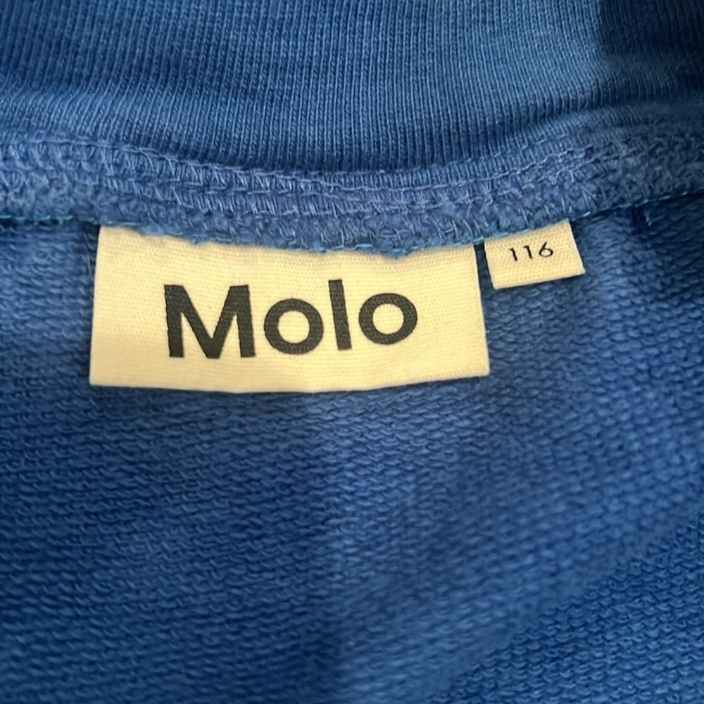 Molo Kids Blue Zip Up Size 6