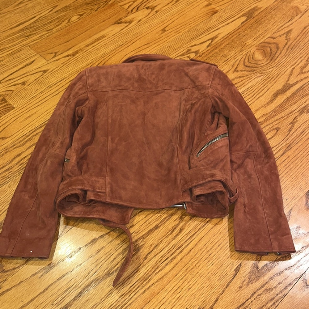 All Saints Woman’a Suede Amber Jacket Size US 2