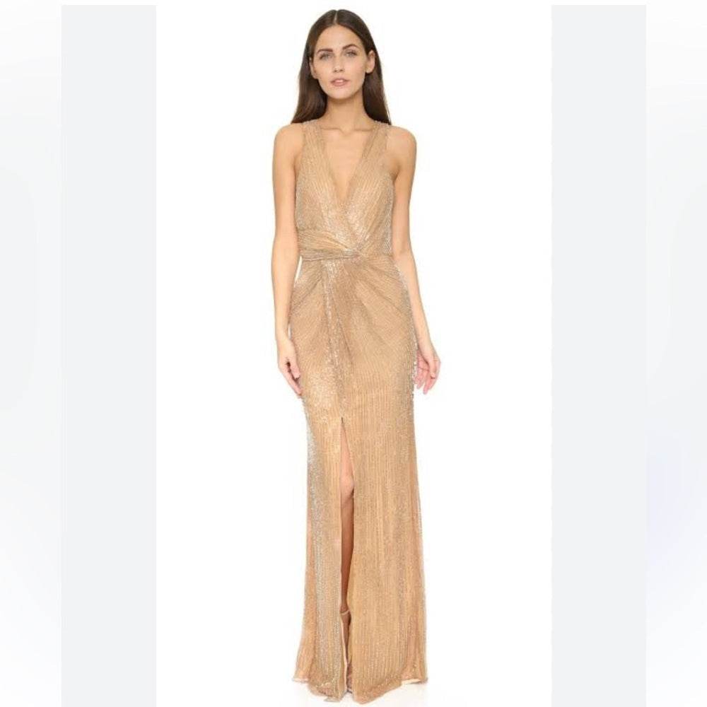 Parker Black Woman’s Pink Sequin Formal Dress Size 2