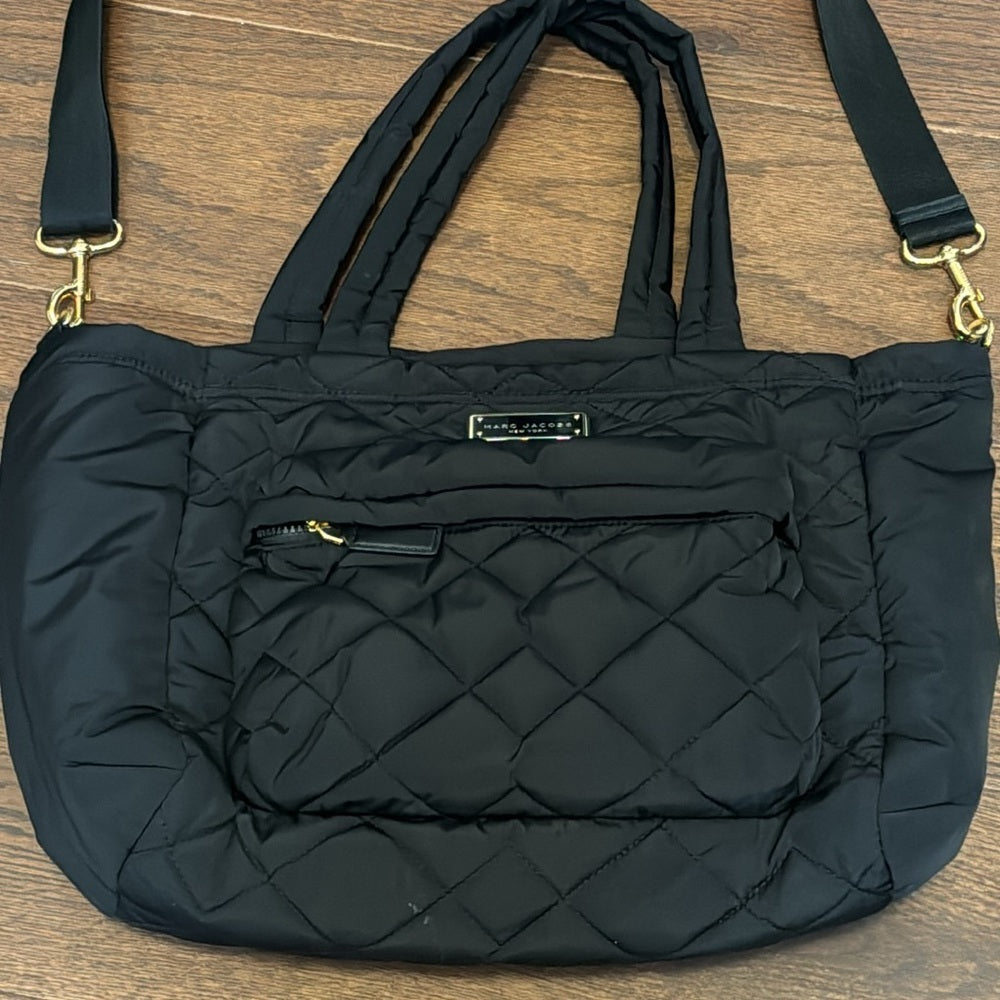 Marc Jacobs Nylon Quilted Diaper Bag, Black, Large