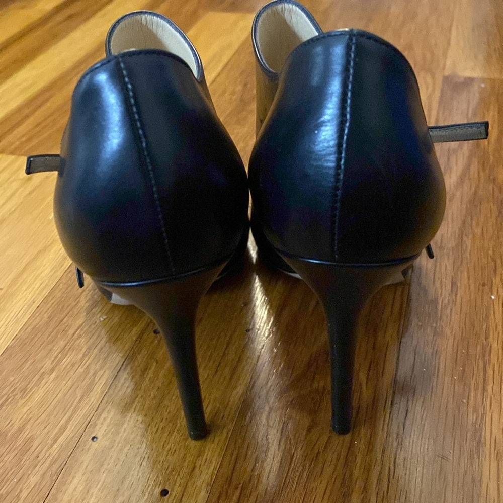 Jimmy Choo Women’s Black Heels With Gold Buckles Size 37