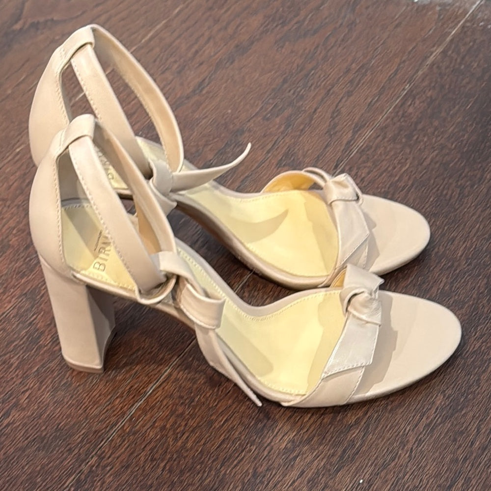 Alexandre Birman Tan Heeled Sandals Size 37.5/7.5