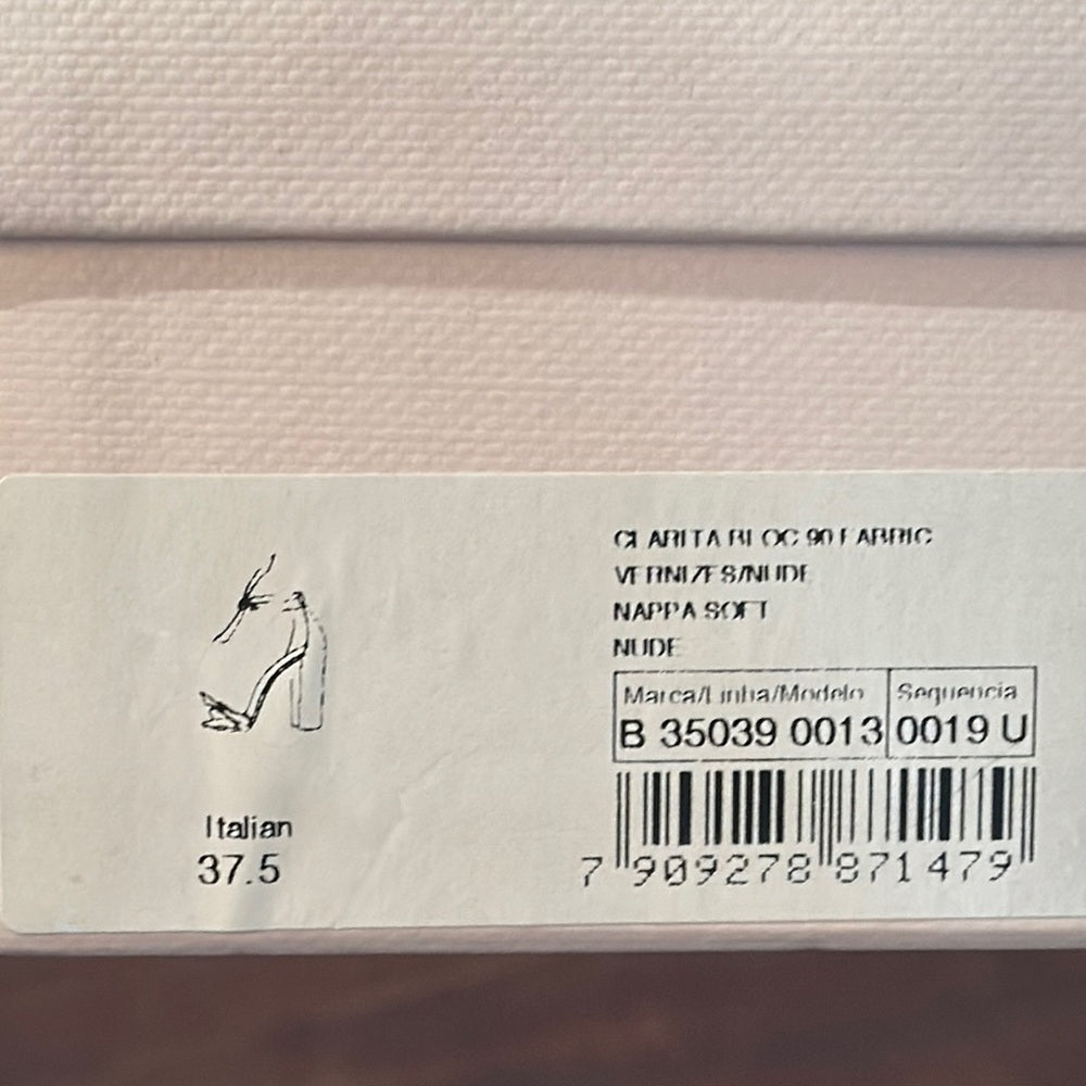 Alexandre Birman Tan Heeled Sandals Size 37.5/7.5