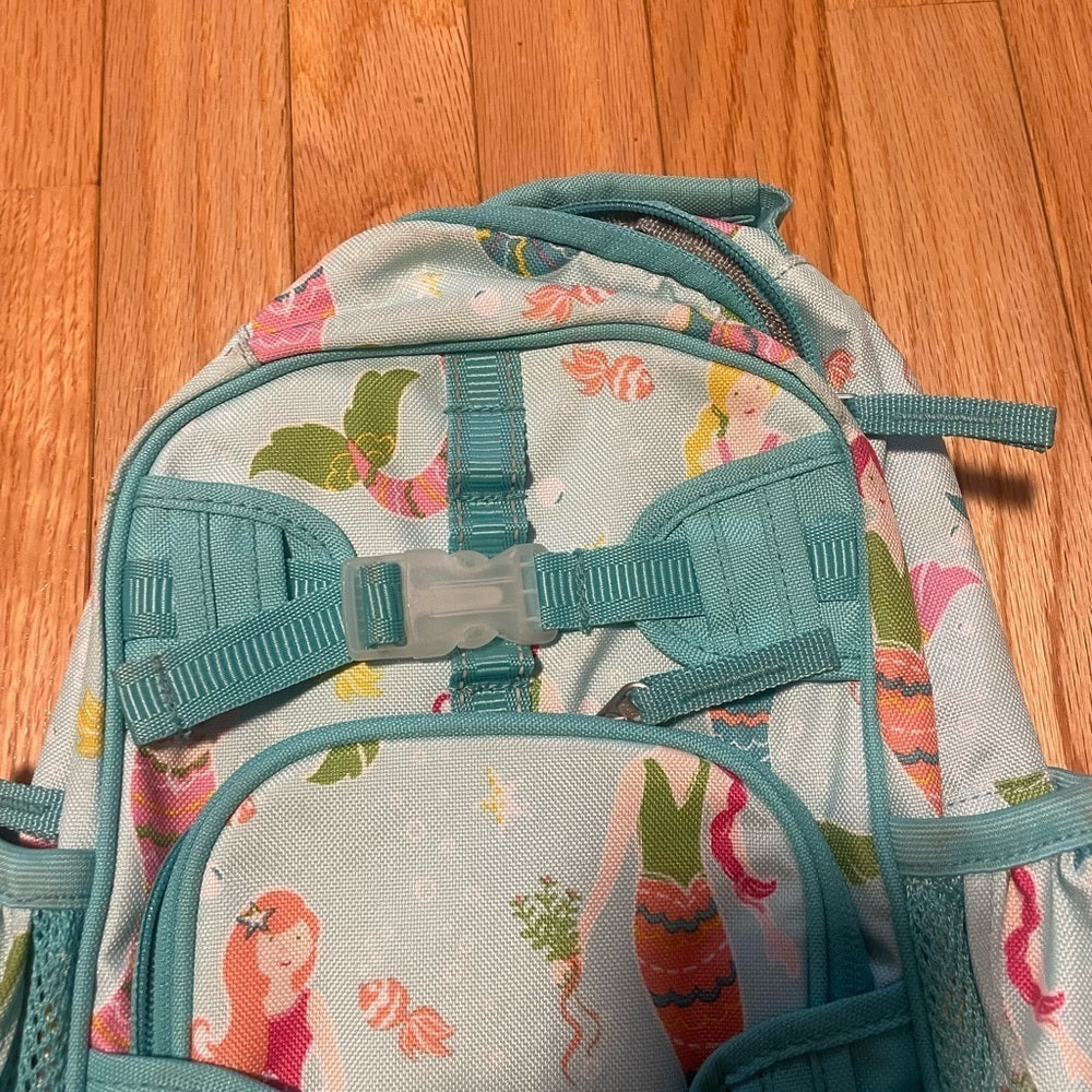Girls Pottery Barn Kids Blue Mermaid BackPack