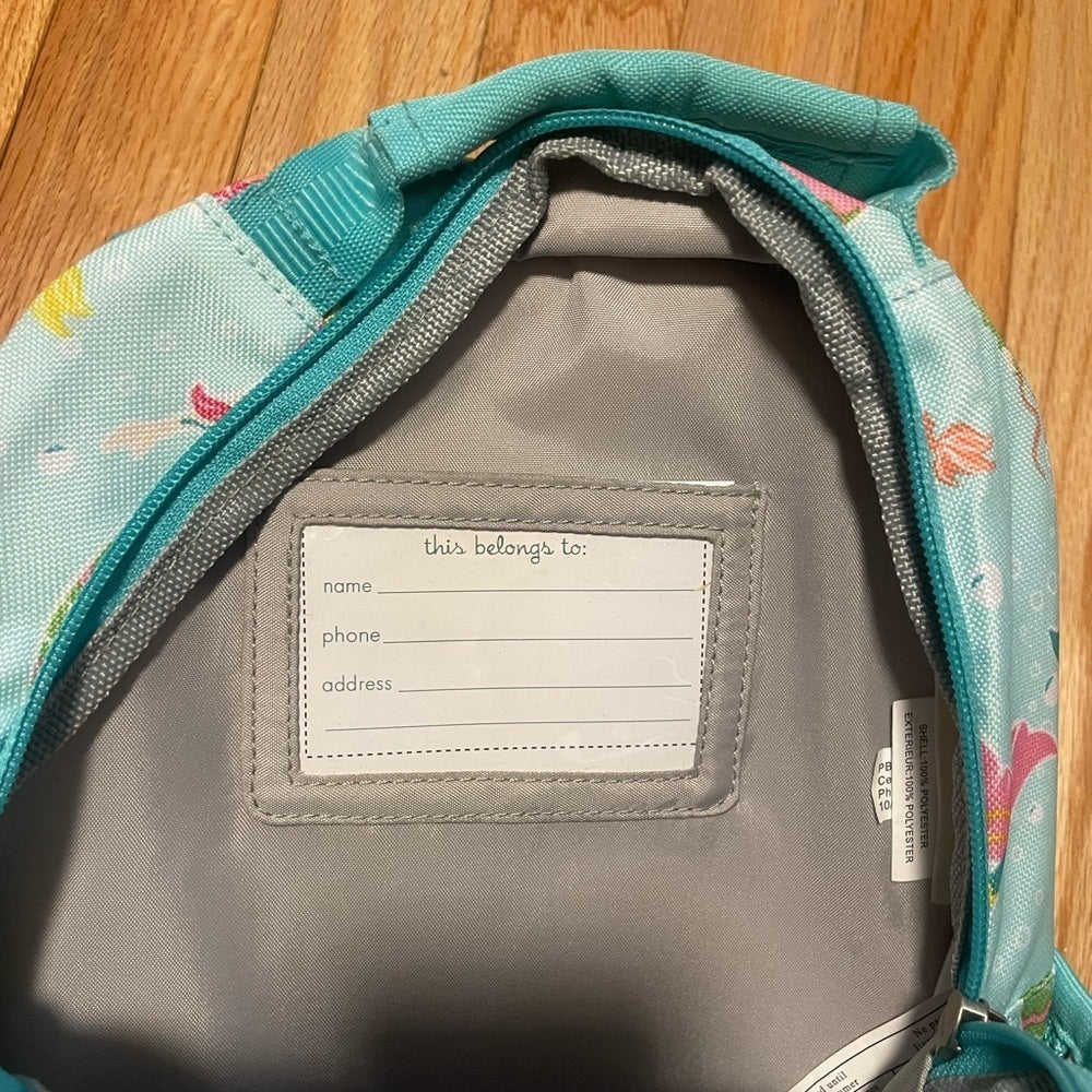 Girls Pottery Barn Kids Blue Mermaid BackPack