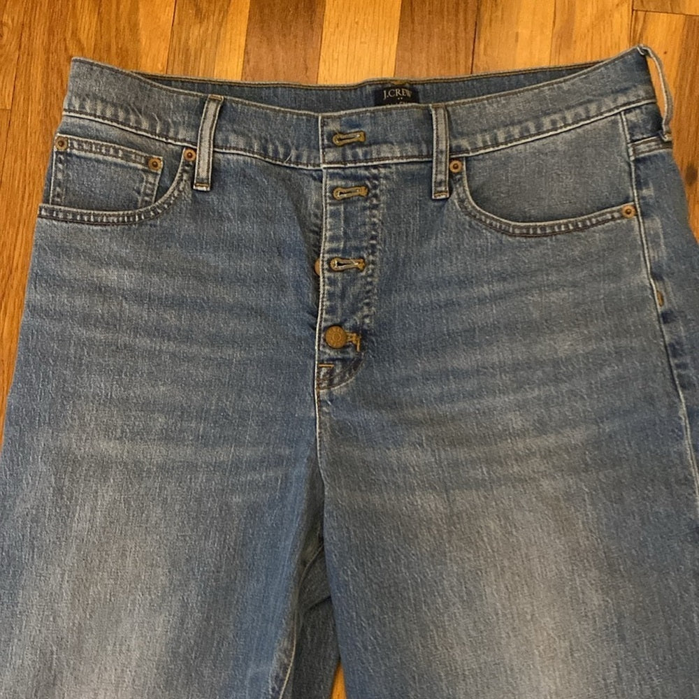NWT J. Crew Women’s Blue Wide Leg Jeans Size 31