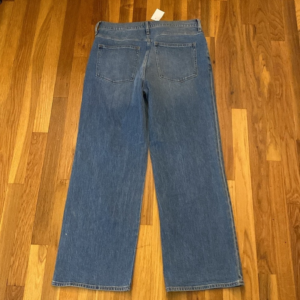 NWT J. Crew Women’s Blue Wide Leg Jeans Size 31