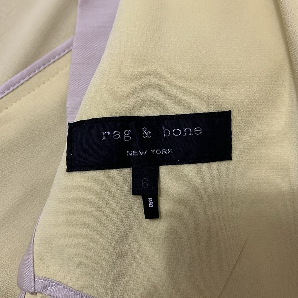 Rag & Bone Women’s Yellow Blazer Size 6