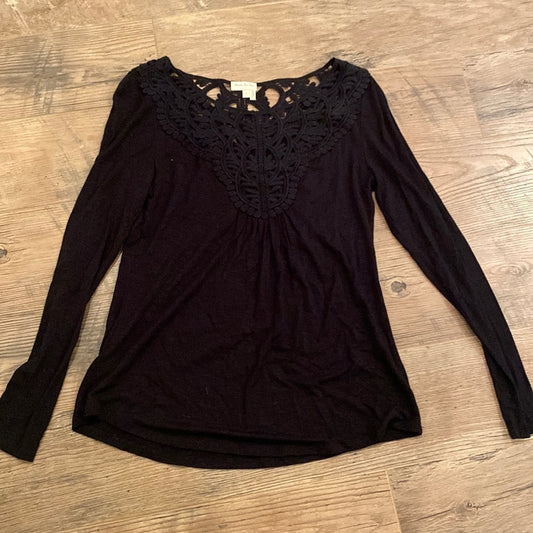 MEADOW Rue Women’s Black Top Size Small