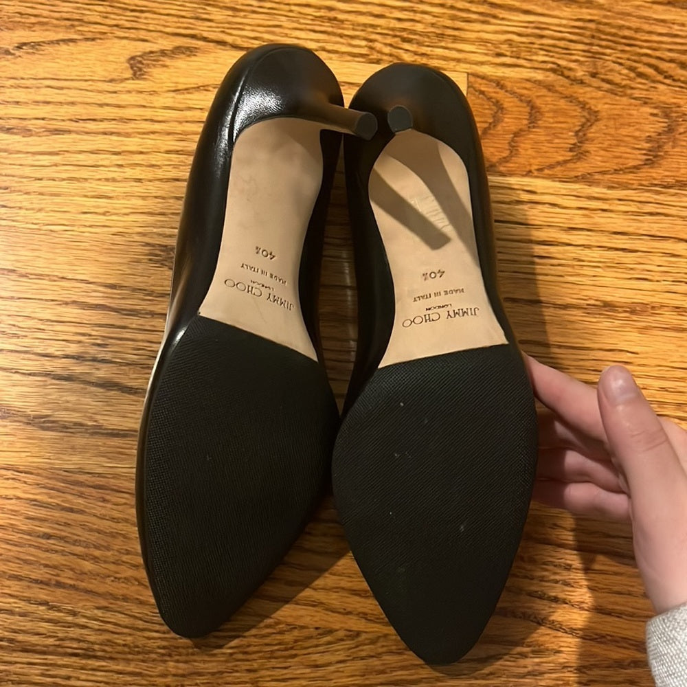 Jimmy Choo Woman’s Black Heels Size 40.5