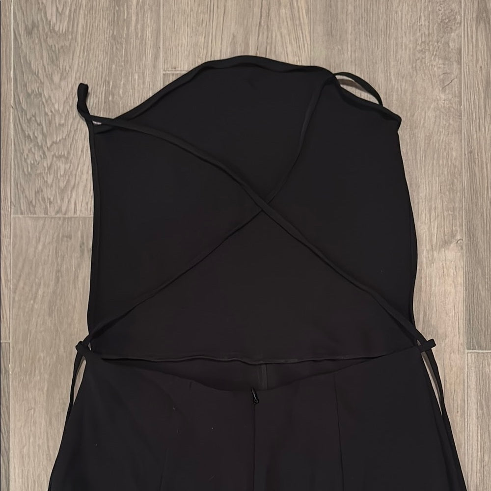Amanda Uprichard Black Women's Jumpsuit With Open Back Size 5