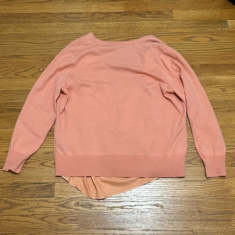 Lafayette 148 Womens sweater with detachable tank top Size 1X