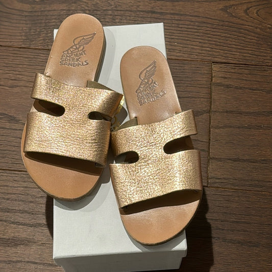 Ancient Greek Women’s Apteros Pink Flat Sandals Size 37/7