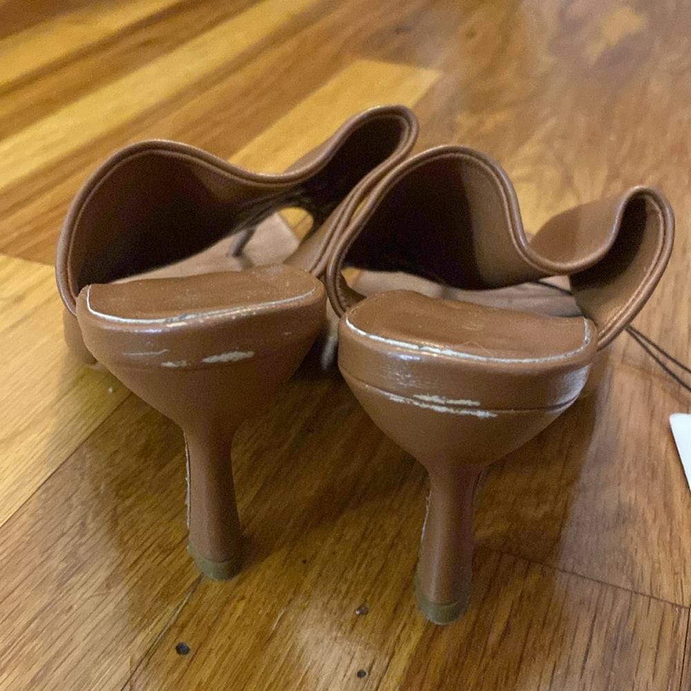 NWT GIA x Pernille Teisbaek Women’s Brown Slip On Heels Size 37