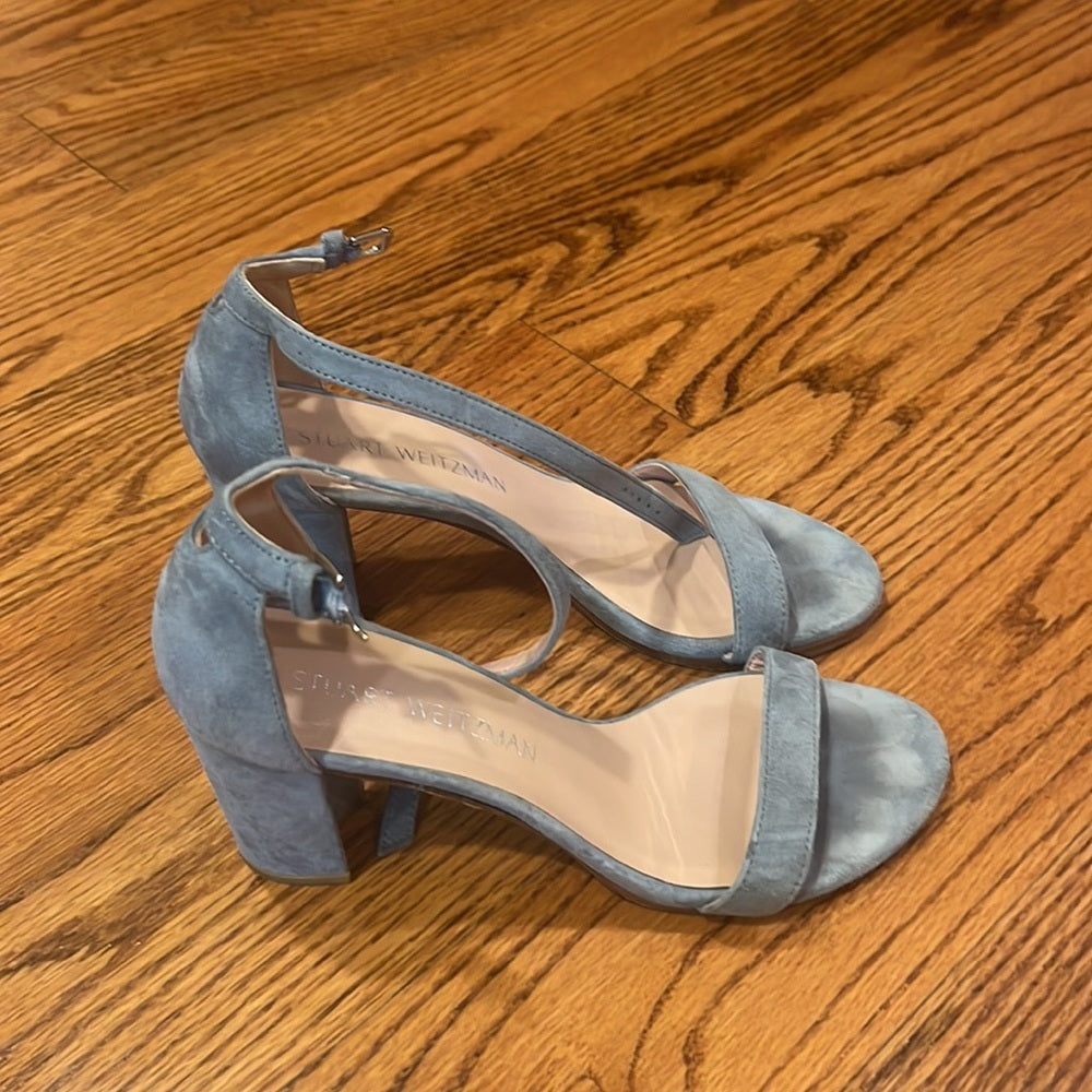 Stuart Weitzman Woman’s Blue Heels Size 5.5