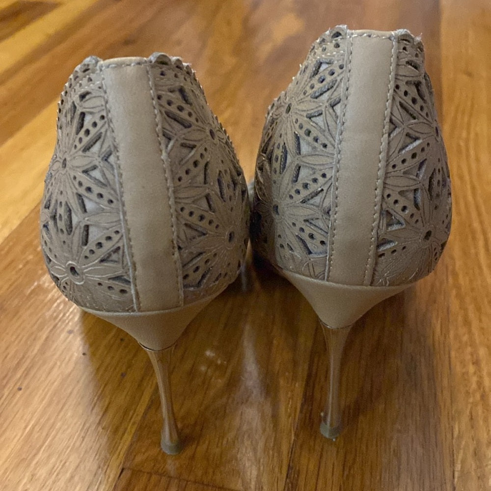Nicholas Kirkwood Women’s Brown Floral Printed Heels Size 37