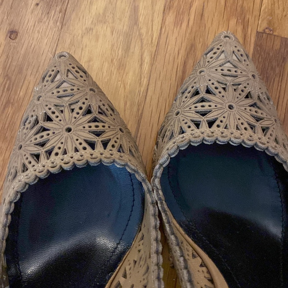 Nicholas Kirkwood Women’s Brown Floral Printed Heels Size 37