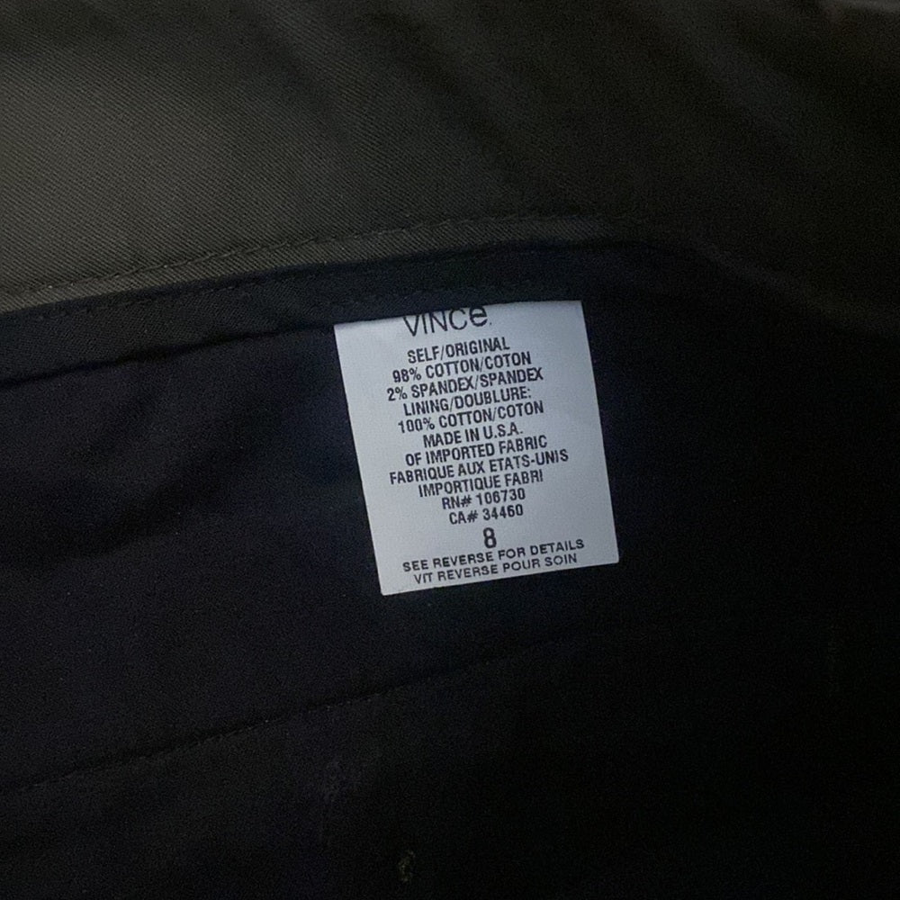 Vince Women’s Green Trousers Size 8