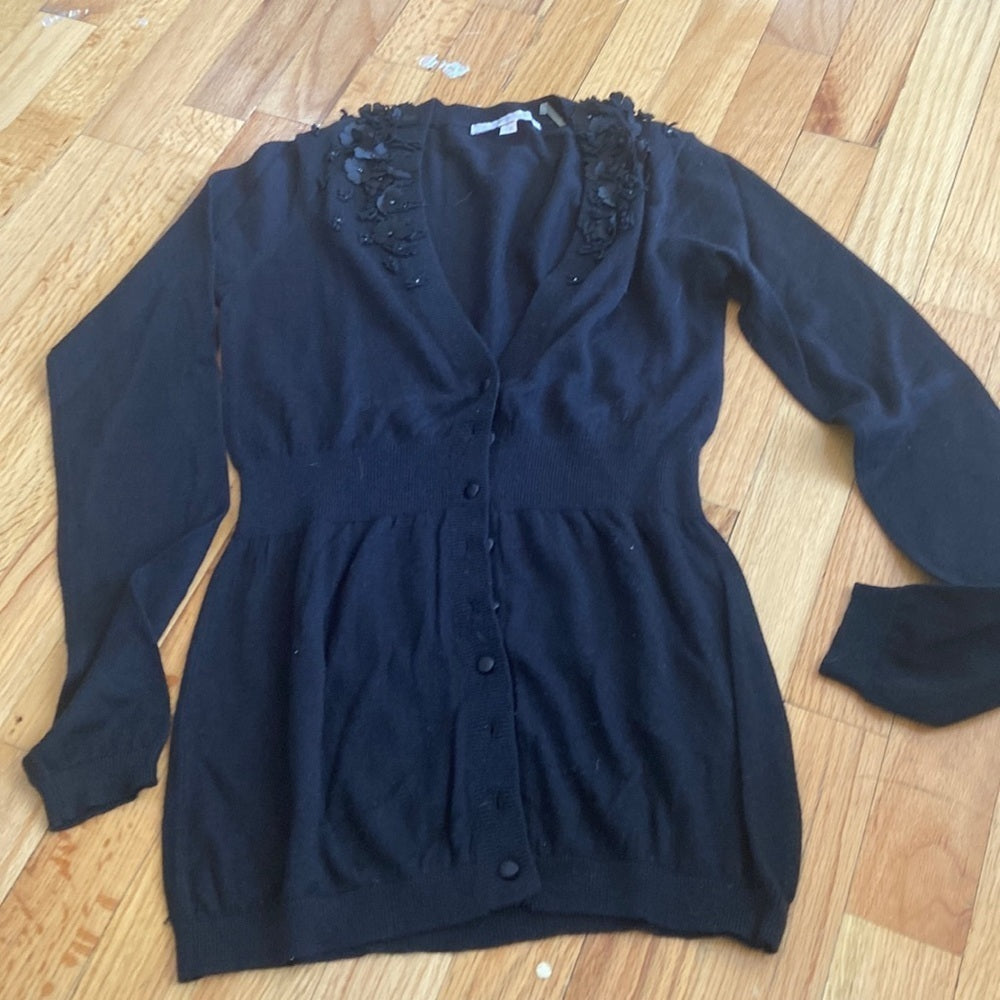Women’s Rebecca Taylor Dress cardigan. Black. Size XS