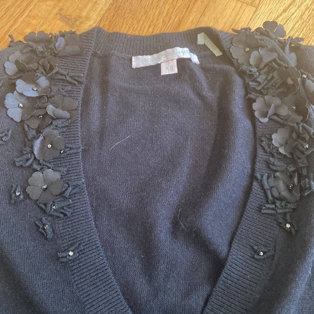 Women’s Rebecca Taylor Dress cardigan. Black. Size XS