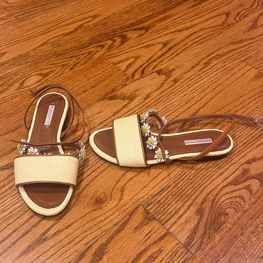 Fabrizio Viti Woman’s Flower Sandals Size 36