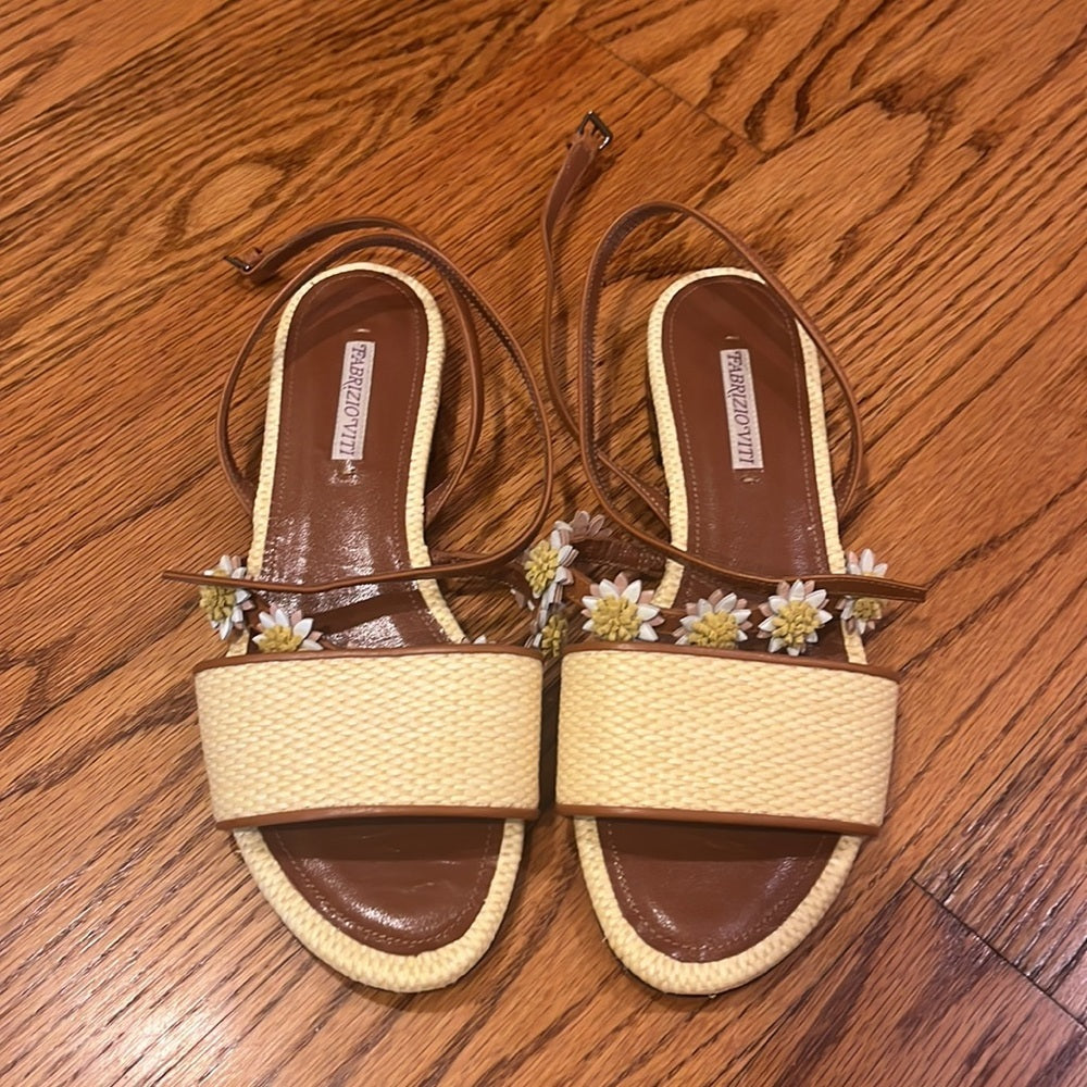 Fabrizio Viti Woman’s Flower Sandals Size 36