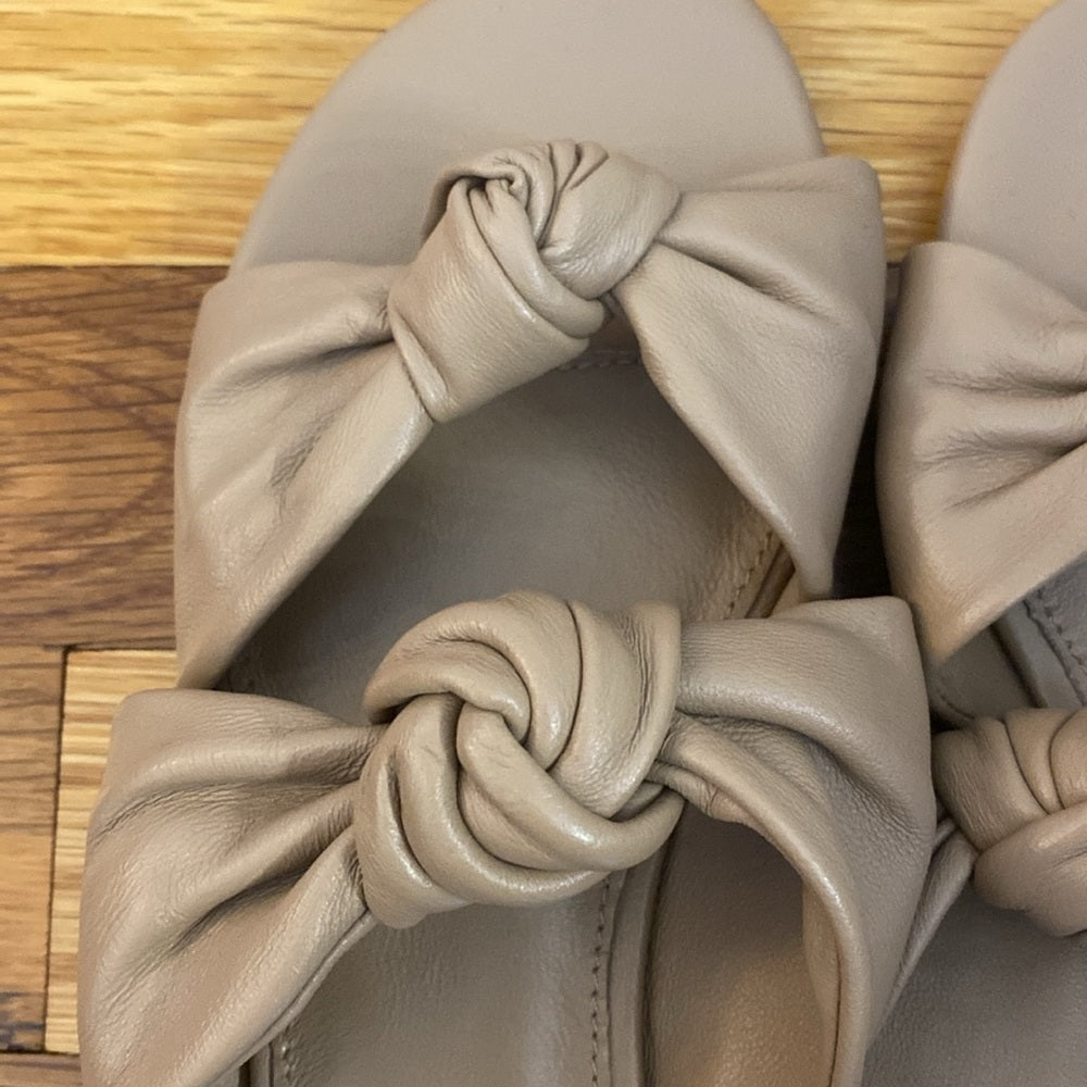 Mara&Mine Tan Knotted Sandals Size 8