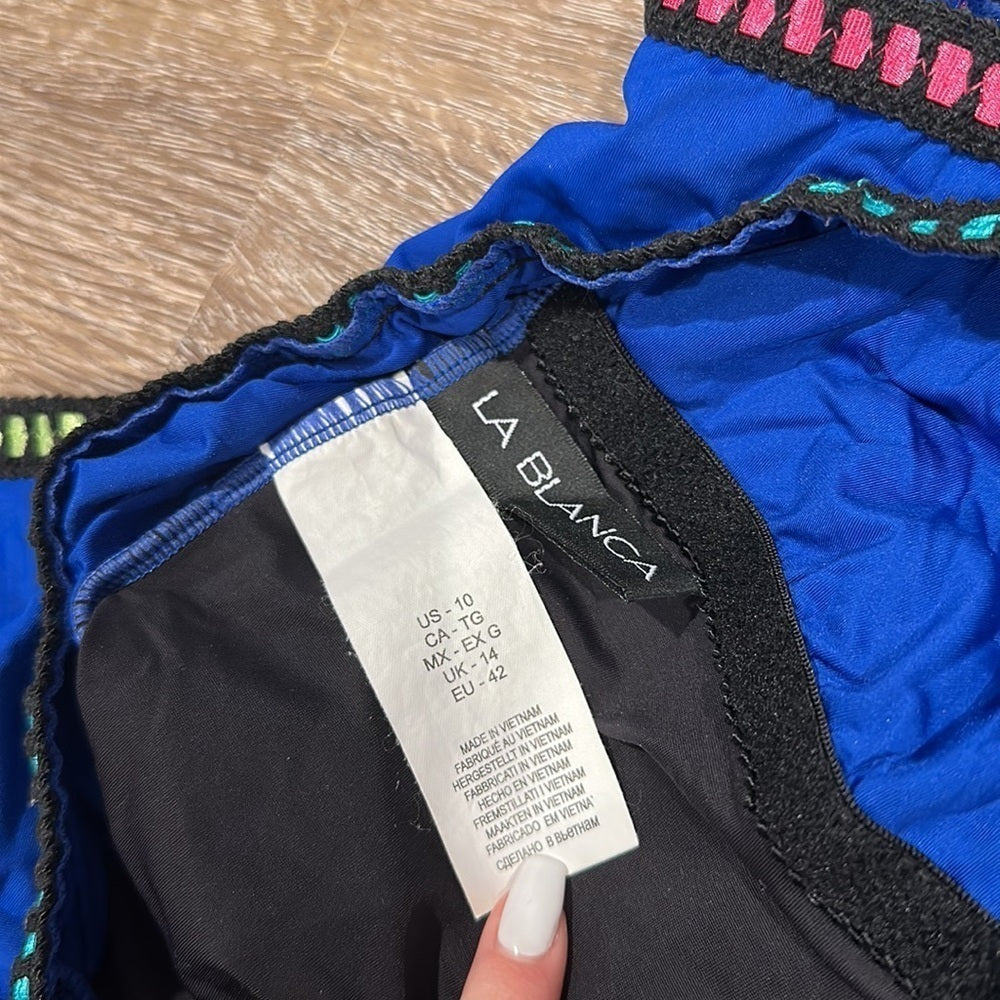 LA Blanca Women’s Graphic One Piece - Size 10