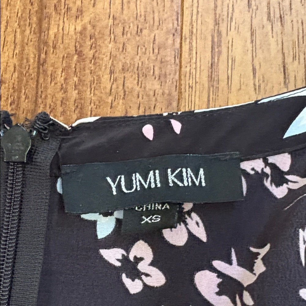Yumi Kim Woman’s Black Floral Liz Romper Size XS