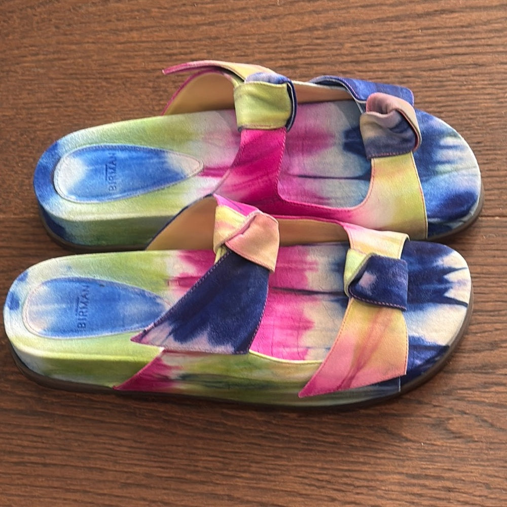 Birman Women’s Colorful Tie Dye Sandals Size 39.5/9.5