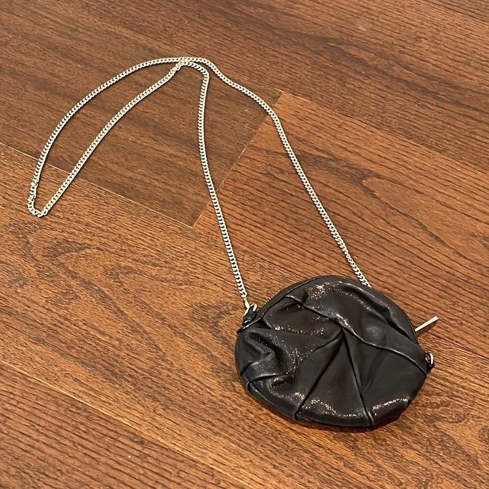 Kooba Black Small Evening Bag with Chain