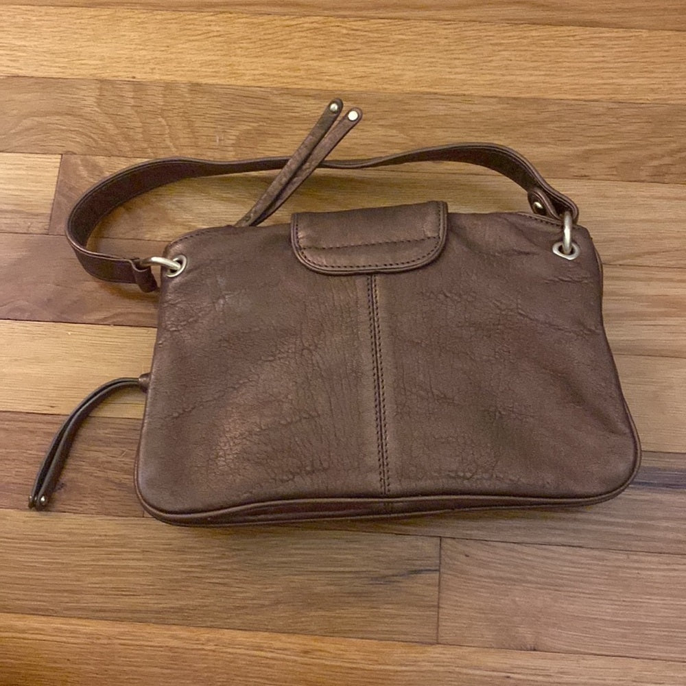 Botkier Brown Shoulder Bag With Gold Hardware